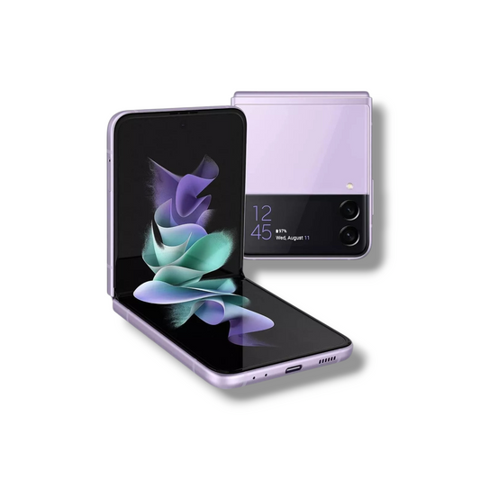 Samsung Z Flip 3, Lavender, 128GB Unlocked - Grade B (SPT3456)