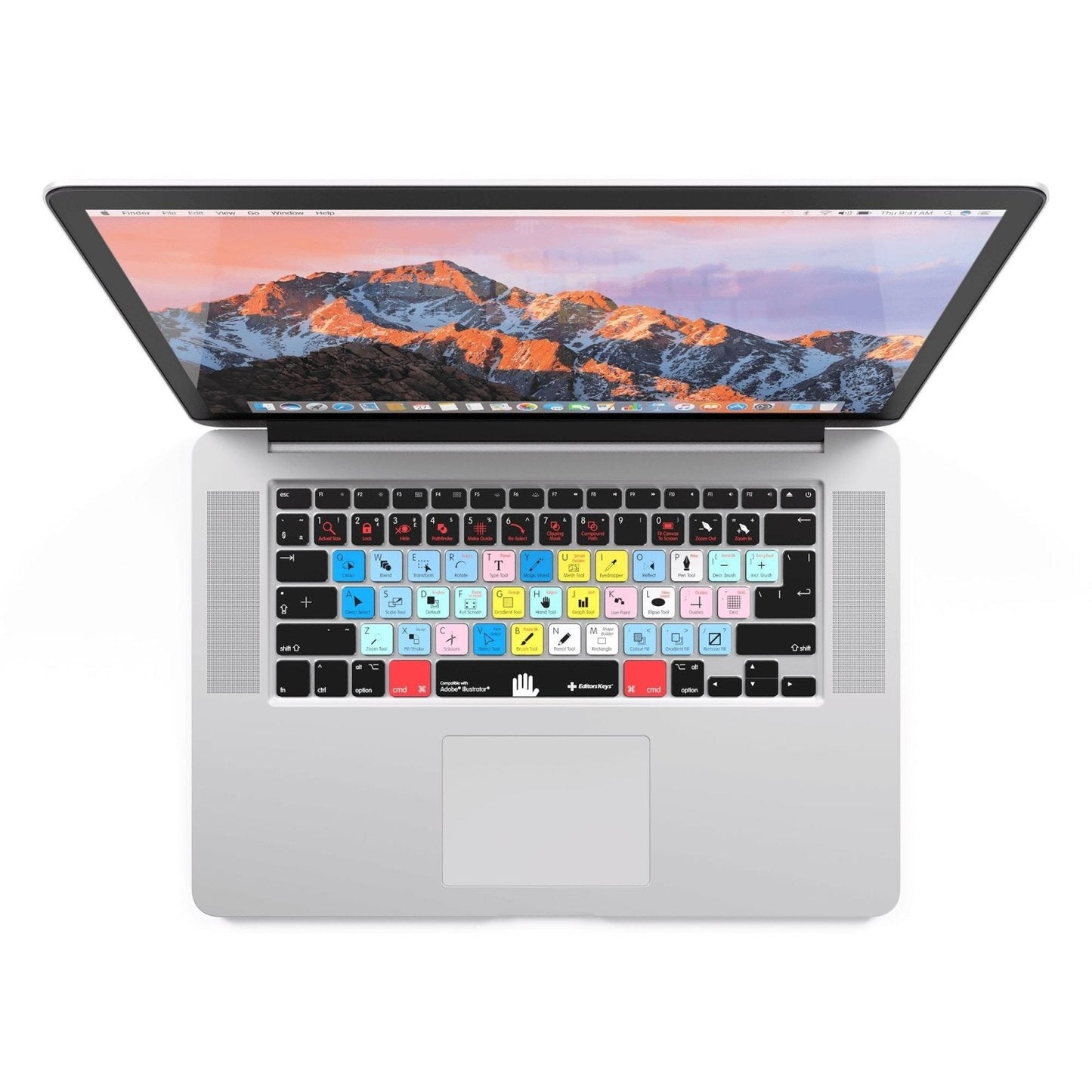 Adobe Illustrator Keyboard Covers for MacBook and iMac