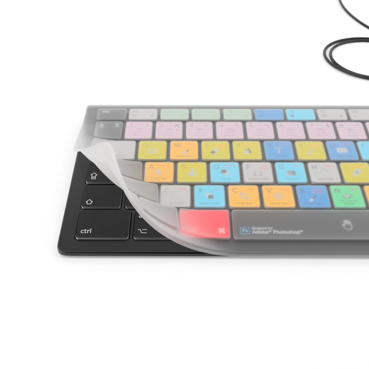 Clear Protection Cover for Wired Backlit Keyboard