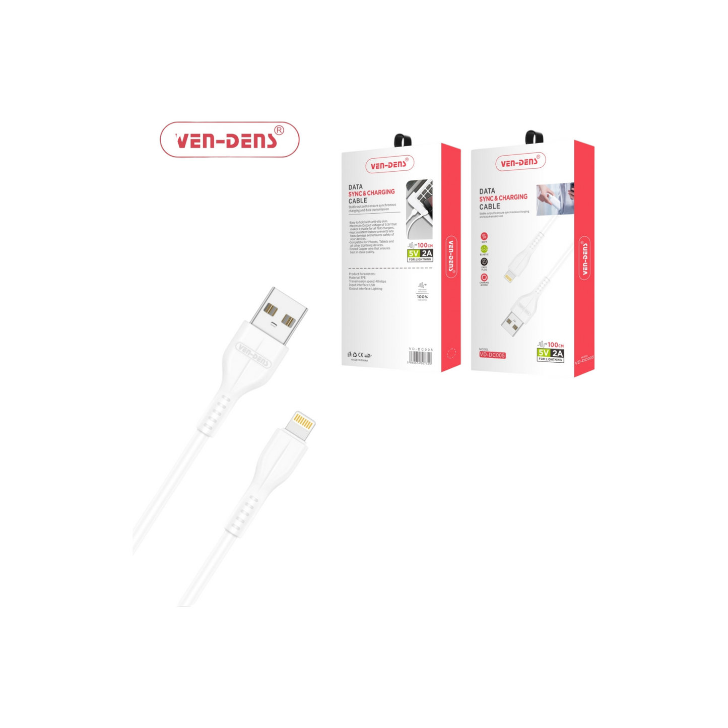 USB to Lightning Charging Cable - 1 Metre