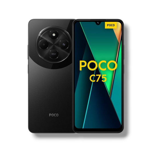 Xiaomi POCO C75 - Black - 256GB - Unlocked - Grade A (FF1-9)